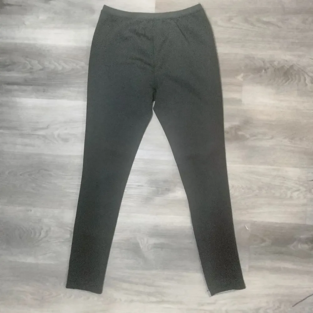 Philosophy Black & White Houndstooth Stretch Pull On Pants Leggings